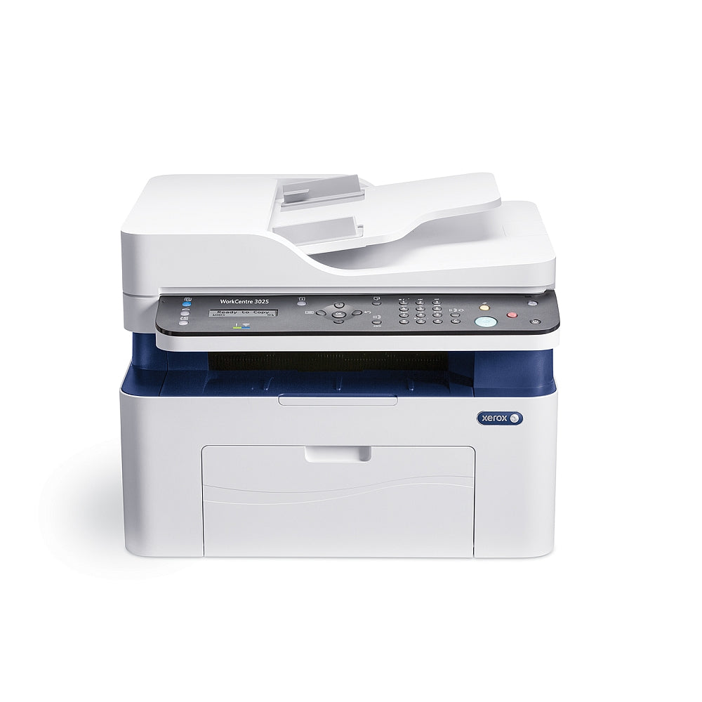 Лазерно многофункционално устройство, Xerox WorkCentre 3025N (with ADF) + Xerox Phaser 3020 / WorkCentre 3025 Dual Pack Print Cartridge