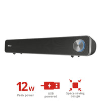 Тонколони, TRUST Arys USB Soundbar thumbnail 2
