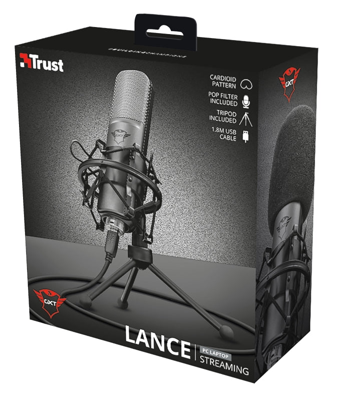 Микрофон, TRUST GXT 242 Lance Streaming Microphone