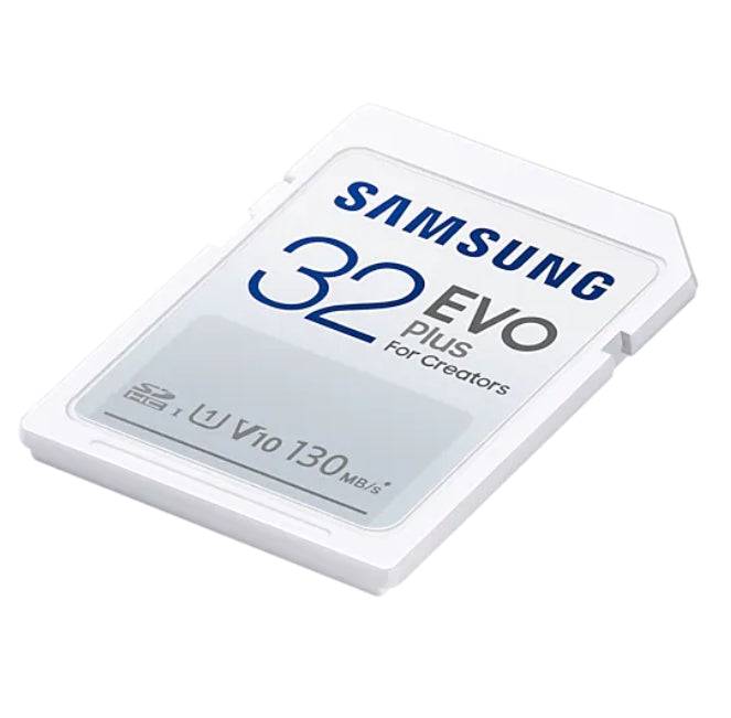 Памет, Samsung 32GB SD Card EVO Plus, Class10, Transfer Speed up to 130MB/s