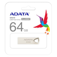 Памет, ADATA UV210 64GB USB 2.0 Gold thumbnail 3