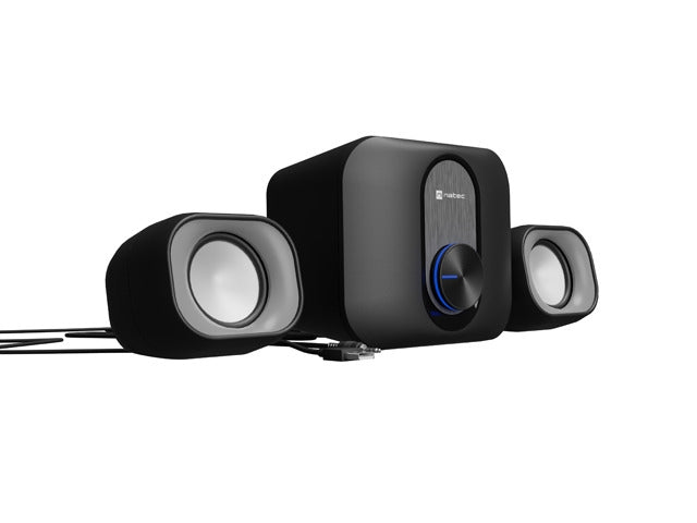 Тонколони, Natec Speakers Pug 11w rms 2.1, Black