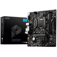 Дънна платка MSI B560M PRO-E,m-ATX,Socket 1200,Intel B560 Chipset,2 DIMMs,Dual Channel DDR4 up to 4800(OC)MHz - B560M_PRO-E thumbnail 1