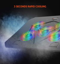 Meetion CP3030 Cooling Pad, Five fan with RGB back light thumbnail 3