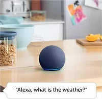 Преносима смарт тонколона Amazon Echo Dot 5, Гласов асистент, Alexa, Тъмносин thumbnail 3
