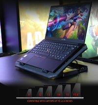 Meetion CP3030 Cooling Pad, Five fan with RGB back light thumbnail 13