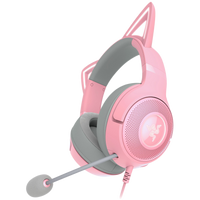 Kraken Kitty V2 - Pink, Gaming headset, Kitty Ears, Stream Reactive Lighting, HyperClear Cardioid Mic thumbnail 4