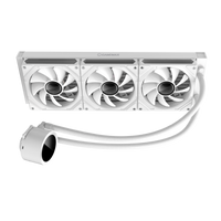 Охлаждаща система GameMax IceBurg 360 Digital White, Water Cooling 360 system, Full Copper block base, thumbnail 2