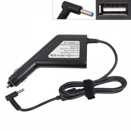 DC CAR Adapter / Зарядно за кола (автомобил) HP Compaq Notebook 19.5V 65W 3.33A (4.5x0.7x3.0)