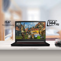 MSI Thin GF63 12VE Intel Core i5-12450H 3.30 GHz, 12 MB cache, 16GB 3200MHz (1x16GB), SSD 512GB NVMe PCIe SSD Gen4x4 - 9S7-16R821-643 thumbnail 2