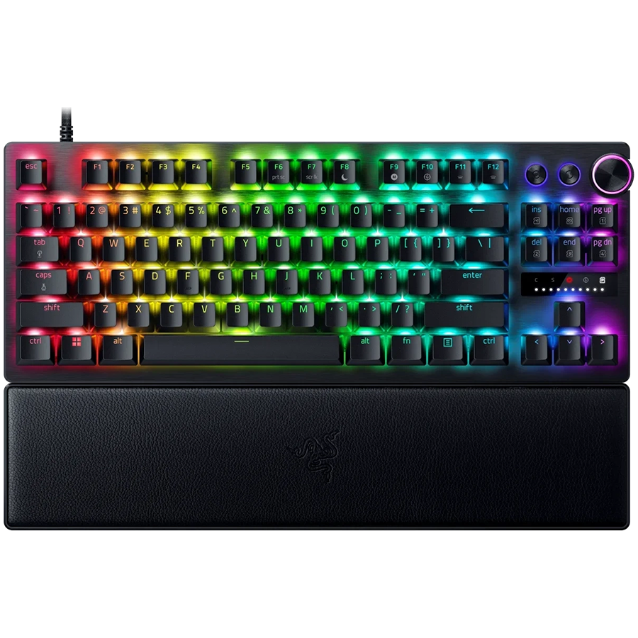Razer Huntsman V3 Pro Tenkeyless, Gaming keyboard, Analog Optical Switch gen2, Razer Chroma