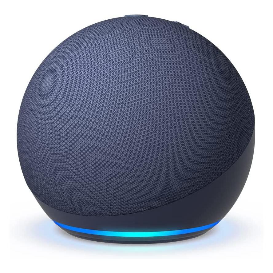 Преносима смарт тонколона Amazon Echo Dot 5, Гласов асистент, Alexa, Тъмносин
