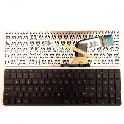 Клавиатура за лаптоп HP Pavilion 15-P 17-F Envy M7-K 17-K 15-V 15-K Black Without Frame / Черна Без Рамка (малък Enter) - US с Кирилица