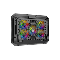 Meetion CP3030 Cooling Pad, Five fan with RGB back light thumbnail 5