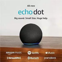 Преносима смарт тонколона Amazon Echo Dot 5, Гласов асистент, Alexa, Черен thumbnail 2