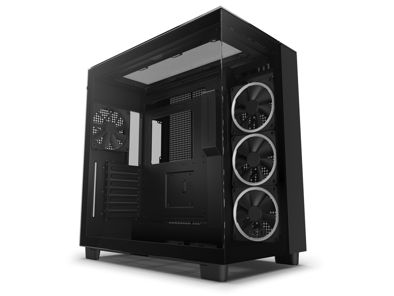 Кутия за компютър NZXT H9 Elite Matte Black - Middle Tower - NZXT-CASE-H91EB-01