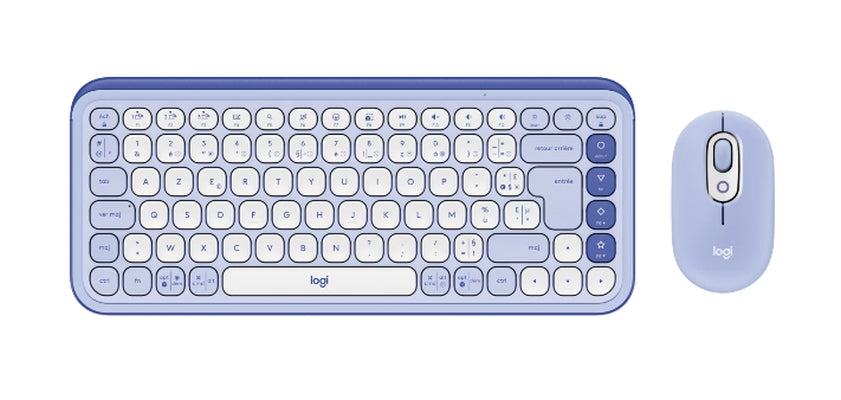 Клавиатура Logitech Pop Icon Combo - Lilac - US INT'L - INTNL-973