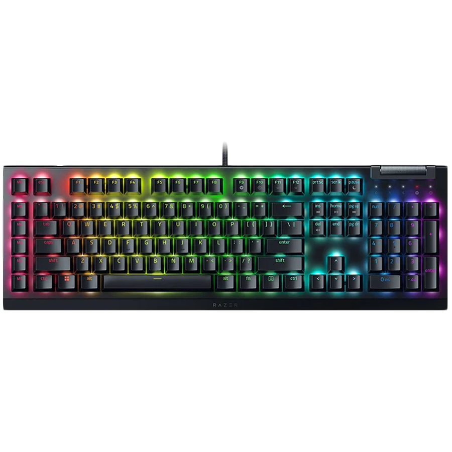 Razer BlackWidow V4 X Mechanical Gaming Keyboard, US Layout, Green Switch, Razer Chroma RGB - RZ03-04700100-R3M1