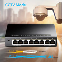 Суич Cudy GS108, 8 портов, 10/100/1000, Auto-MDI/MDIX, Метален корпус - GS108 thumbnail 6
