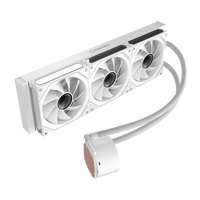 Охлаждаща система GameMax IceBurg 360 Digital White, Water Cooling 360 system, Full Copper block base, thumbnail 8