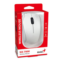 Genius безжична мишка Wireless Mouse - NX-7000 White - 2.4GHz thumbnail 6