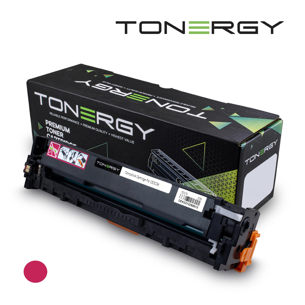 Tonergy съвместима Тонер Касета Compatible Toner Cartridge HP 128A CE323A Magenta, Standard Capacity 1.3k