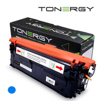 Tonergy съвместима Тонер Касета Compatible Toner Cartridge HP 508X CF361X Cyan, High Capacity 9.5k thumbnail 1