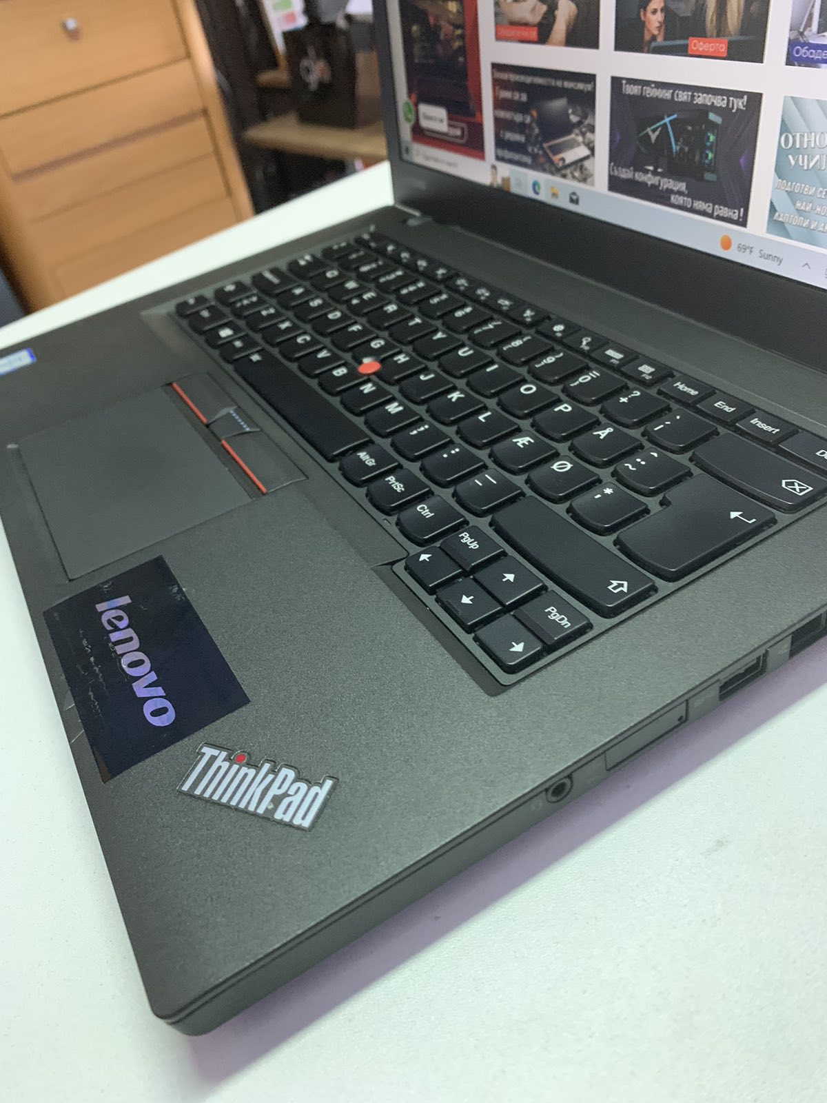 Лаптоп Lenovo ThinkPad T460 Клас В