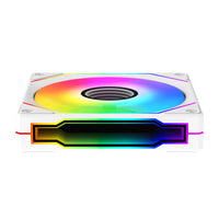 Xigmatek Комплект вентилатори Fan Pack 3-in-1 3x120mm - Infinity G20A Arctic - Infinity Mirror, A-RGB thumbnail 3
