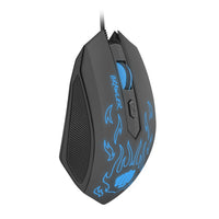 Мишка Fury Gaming mouse, Brawler optical 1600dpi Illuminated Black thumbnail 2