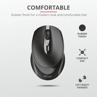 Мишка, TRUST Zaya Wireless Rechargeable Mouse Black thumbnail 4