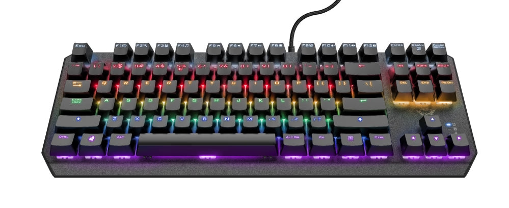 Клавиатура, TRUST GXT 834 Callaz TKL Mechanical Illuminated Keyboard US