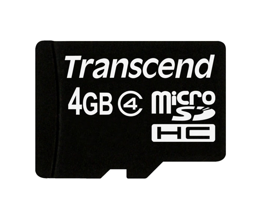 Памет, Transcend 4GB micro SDHC (with adapter, Class 4)