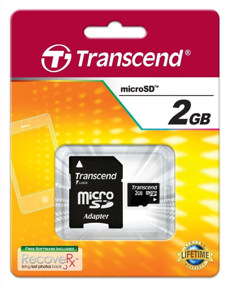 Памет, Transcend 2GB micro SD (with adapter)