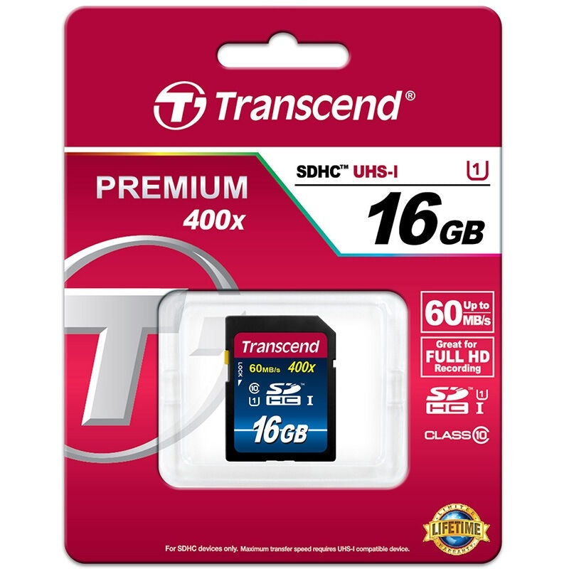 Памет, Transcend 16GB SDHC UHS-I Premium (Class 10)