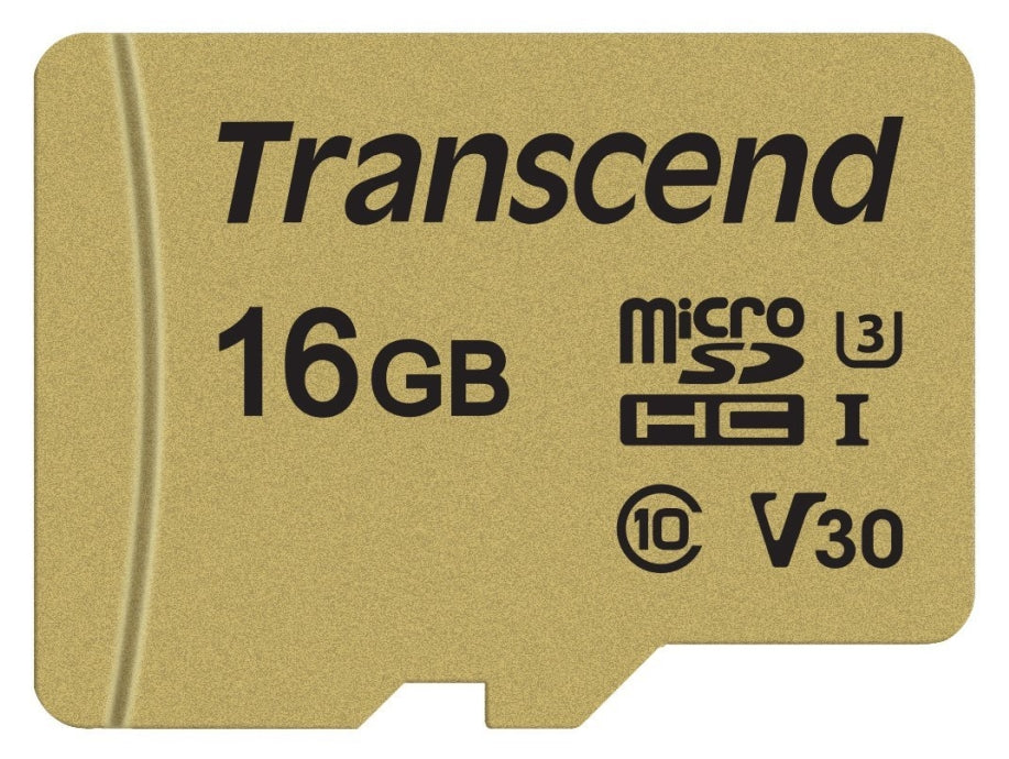 Памет, Transcend 16GB micro SD UHS-I U3 (with adapter), MLC