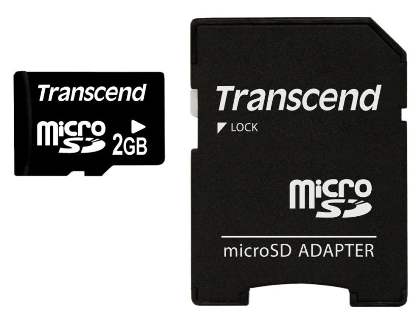 Памет, Transcend 2GB micro SD (with adapter)