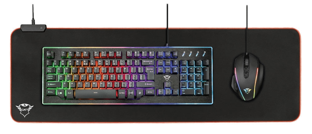 Подложка за мишка, TRUST GXT 764 Glide-Flex XXL RGB Flexible Mouse Pad XXL