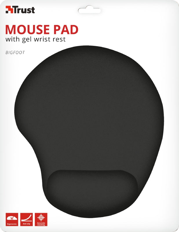 P/N: 16977  Подложка за мишка, TRUST Bigfoot Mousepad - black