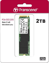 Твърд диск, Transcend 2TB, M.2 2280, PCIe Gen3x4, M-Key, 3D TLC, with Dram thumbnail 3
