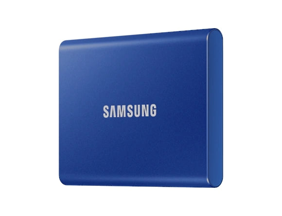 Твърд диск, Samsung Portable SSD T7 1TB, USB 3.2, Read 1050 MB/s Write 1000 MB/s, Indigo Blue