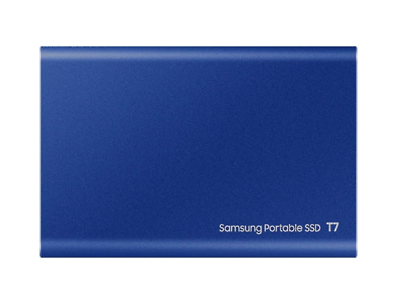 Твърд диск, Samsung Portable SSD T7 1TB, USB 3.2, Read 1050 MB/s Write 1000 MB/s, Indigo Blue