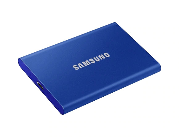 Твърд диск, Samsung Portable SSD T7 1TB, USB 3.2, Read 1050 MB/s Write 1000 MB/s, Indigo Blue