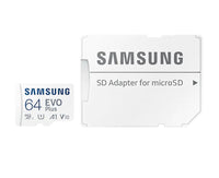 Памет, Samsung 64GB micro SD Card EVO Plus with Adapter, Class10, Transfer Speed up to 130MB/s thumbnail 6