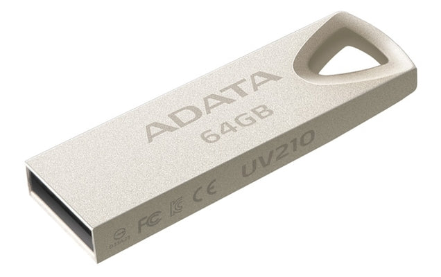 Памет, ADATA UV210 64GB USB 2.0 Gold