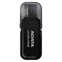 Памет, ADATA UV240 64GB USB 2.0 Black thumbnail 2