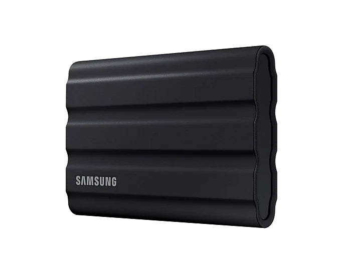 Твърд диск, Samsung Portable NVME SSD T7 Shield 1TB , USB 3.2 Gen2, Rugged, IP65, Read 1050 MB/s Write 1000 MB/s, Black