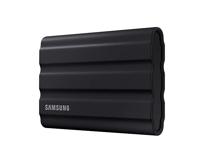 Твърд диск, Samsung Portable NVME SSD T7 Shield 4TB , USB 3.2 Gen2, Rugged, IP65, Read 1050 MB/s Write 1000 MB/s, Black