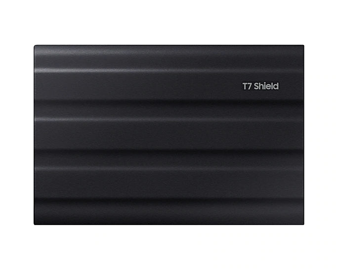 Твърд диск, Samsung Portable NVME SSD T7 Shield 2TB , USB 3.2 Gen2, Rugged, IP65, Read 1050 MB/s Write 1000 MB/s, Black