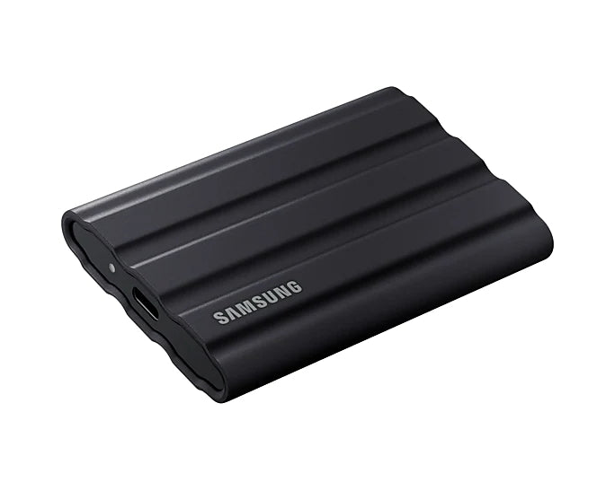 Твърд диск, Samsung Portable NVME SSD T7 Shield 4TB , USB 3.2 Gen2, Rugged, IP65, Read 1050 MB/s Write 1000 MB/s, Black